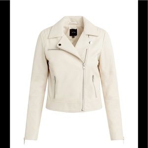 Joe's 100% Leather Zip Moto Jacket NWT